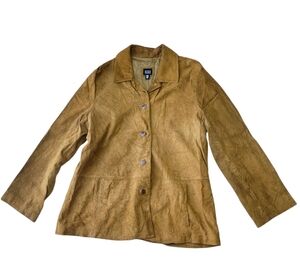 Eileen Fisher Goat Suede Jacket Size XL